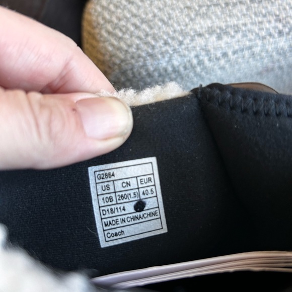 Coach city hiker boots - new - no box - Picture 7 of 10